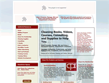 Tablet Screenshot of cleanpro.org
